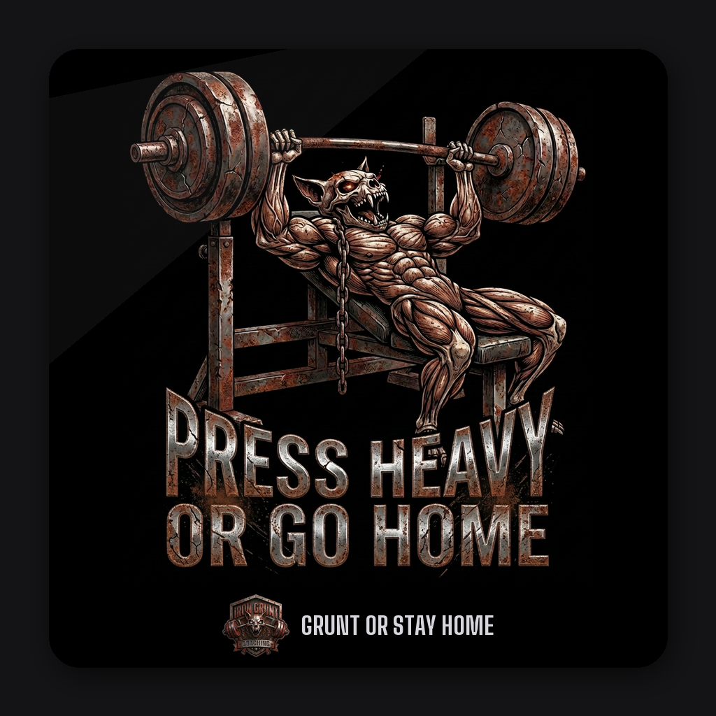 PRESS HEAVY OR GO HOME — Action series