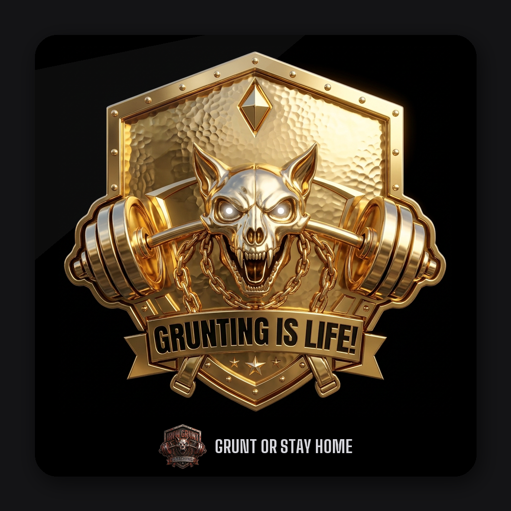 GRUNTING IS LIFE — Gold crest